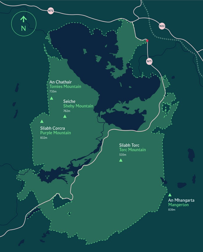 Killa Killarney National Parks walk map