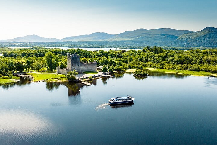 Ross Castle beside Lough Leane in Killarney National Park